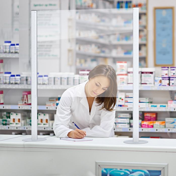 Plexiglass Cashier Shield