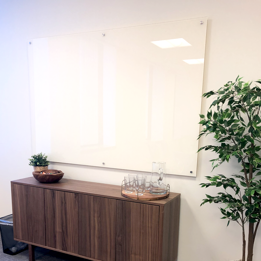 office glassboard installed by US Markerboard