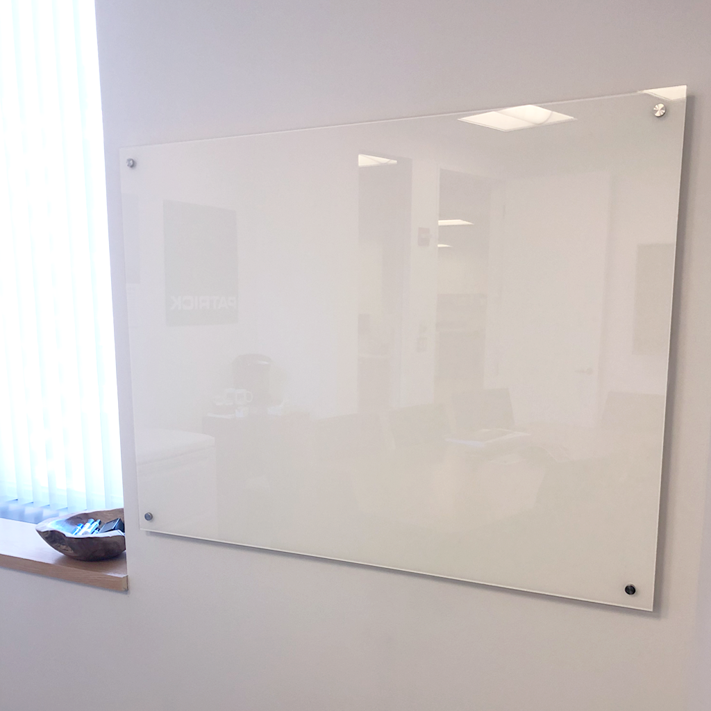 office glassboard installed by US Markerboard