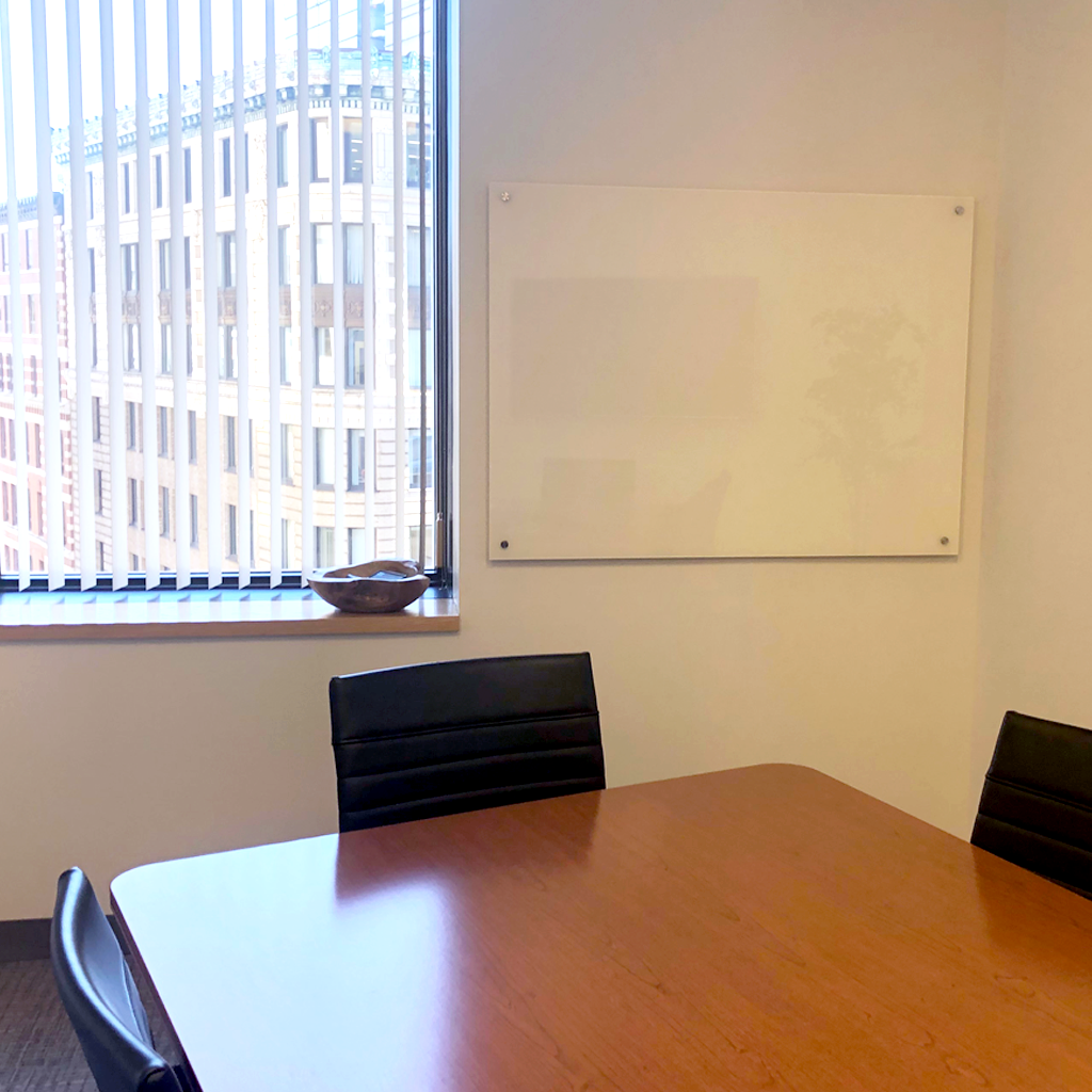 office glassboard installed by US Markerboard